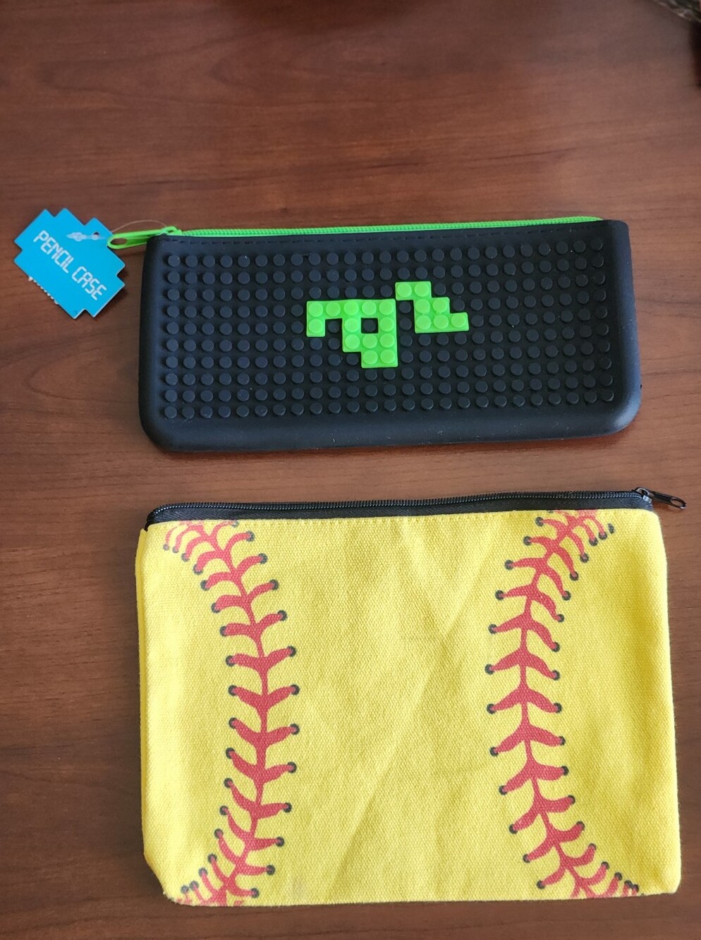 Pixie Crew Pixel Pencil Case & Softball Pouch Bundle
